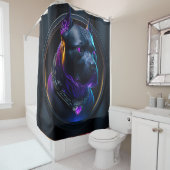 Rideaux De Douche Yeux de l'Univers Pit bull 04a (En situation)