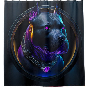 Rideaux De Douche Yeux de l'Univers Pit bull 04a