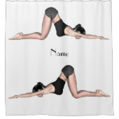 Rideaux De Douche Yoga Poses Thunder_Cove (Devant)