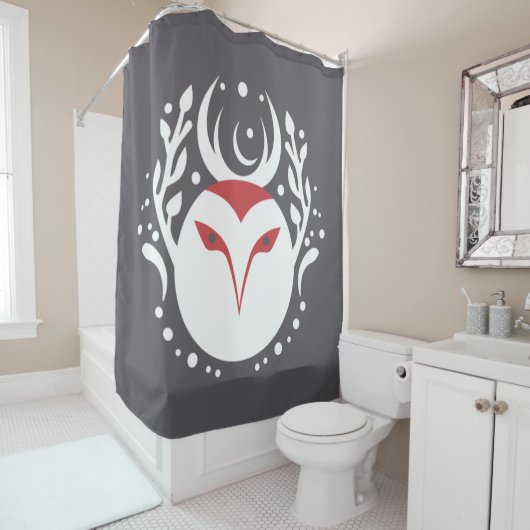 Rideaux De Douche Yule Owl (En situation)