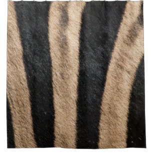 RIDEAUX DE DOUCHE ZEBRA POSTER DE ANIMAL STRIPE