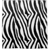 Rideaux De Douche Zebra Stripes noir et blanc | Poster de animal Saf (Devant)