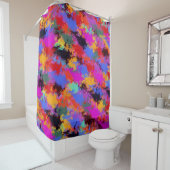 Rideaux De Douche Zèbre peint (En situation)