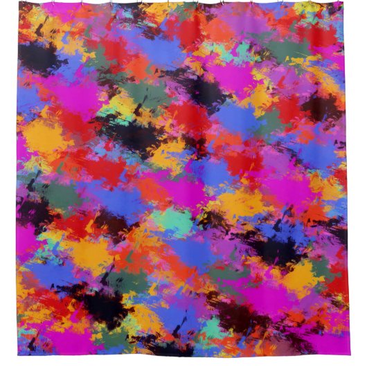 Rideaux De Douche Zèbre peint (Devant)