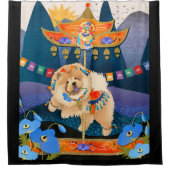 Rideaux De Douche ZEN CARNIVAL Chow -rideau de douche (Devant)