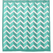 Rideaux De Douche ZigZag vert (Devant)