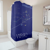 Rideaux De Douche Zodiac Constellation Virgo (En situation)