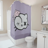 Rideaux De Douche Zombie Kitty (En situation)