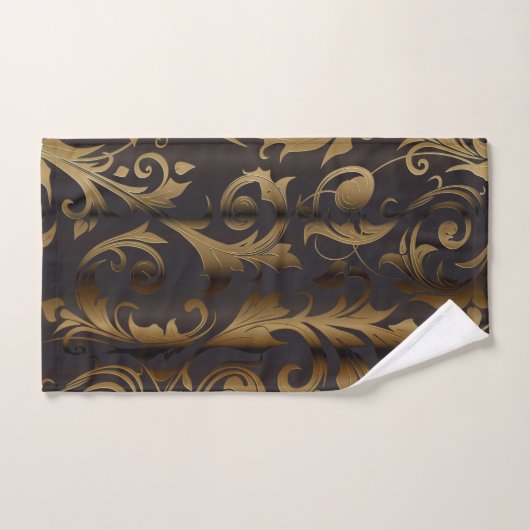 Rideaux dorés 3 (Serviette à main)