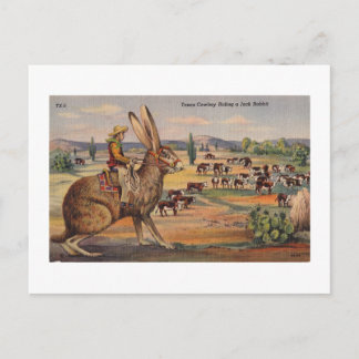Ride'm Bunny. Briefkaart