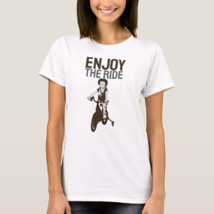 Rider design geniet van de riem t-shirt