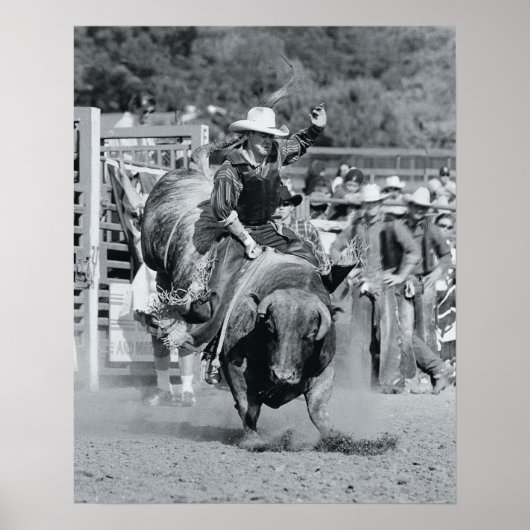 Rider die aan de sluiting hangt poster (Voorkant)