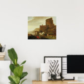 Rider en Bather Poster (Thuiskantoor)