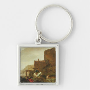 Rider en Bather Sleutelhanger