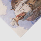 “Rider From the Ridge” door WHD Koerner Tissuepapier (Detail)