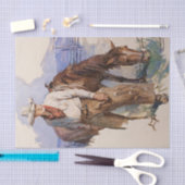 “Rider From the Ridge” door WHD Koerner Tissuepapier (Craft)