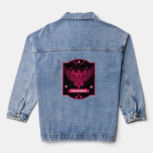 Rider moto Grandma (Verso)