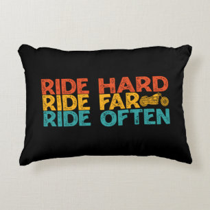 Rider van de rijdende harde schijf accent kussen