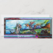 RIDERS EN TEMPÊTE Chevaliers Invitation de parchem (Devant)