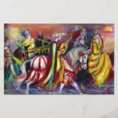 RIDERS IN DE NACHT Fantasy Briefpapier (Voorkant)