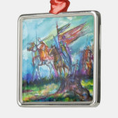 RIDERS IN DE STORM METALEN ORNAMENT (Links)