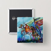 RIDERS IN DE STORM VIERKANTE BUTTON 5,1 CM (Voorkant /achterkant)