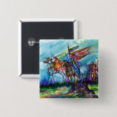 RIDERS IN DE STORM VIERKANTE BUTTON 5,1 CM (Voorkant /achterkant)