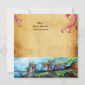 RIDERS IN HET STORM Knight Horseback Parchment Kaart (Achterkant)