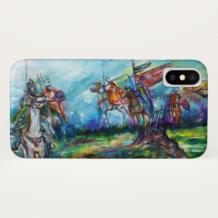 RIDERS IN HET STORM Medieval Knight Horseback iPhone X Hoesje