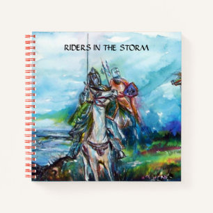 RIDERS IN HET STORM Medieval Knight Horseback Notitieboek