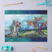 RIDERS IN HET STORM Medieval Knight Horseback Tissuepapier (Craft)