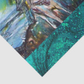 RIDERS IN HET STORM Medieval Knight Horseback Tissuepapier (Detail)