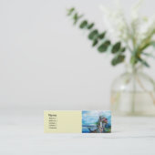 RIDERS IN HET STORM parelpapier Mini Visitekaartje (Staand voorkant)