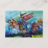 RIDERS IN HET STORM parelpapier Visitekaartje (Achterkant)