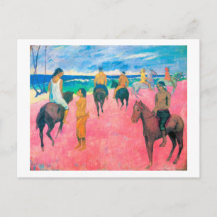Riders op het strand, Gauguin Briefkaart