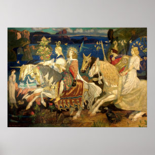 Riders van de Sidhe Celtic Revival Art van Duncan Poster