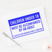 Rideshare Minor Window Sticker (Envelop)