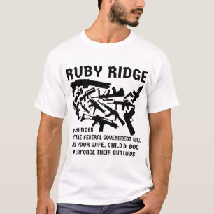 Ridge Ridge een herinnering die de FBI je vrouw za T-shirt