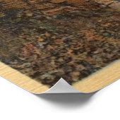 Ridge Route Cut-off, die naar Bakersfield gaat Poster (Hoek)