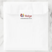 Ridge Vierkante Sticker (Tas)