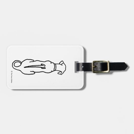 Ridgeback-bagagelabel Rhodezische Ridgeback Bagagelabel (Voorkant horizontaal)