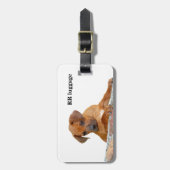 Ridgeback-Bagagelabel Rhodezische Ridgeback Bagagelabel (Voorkant verticaal)