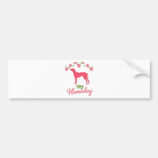 Ridgeback Bumpersticker (Voorkant)