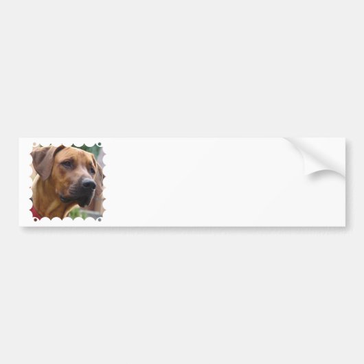 Ridgeback Bumpersticker Rhodesian (Voorkant)