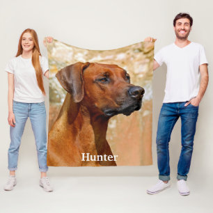 Ridgeback Dog Fleece Deken