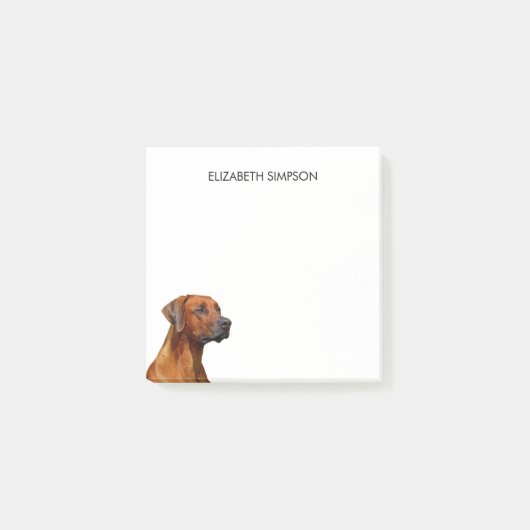 Ridgeback Dog Post-it® Notes (Voorkant)