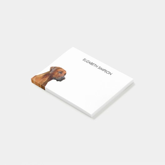 Ridgeback Dog Post-it® Notes (Schuin)