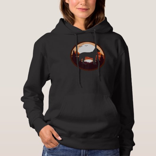 Ridgeback Dog Retro 2 Hoodie (Voorkant)