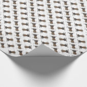 Ridgeback History-ontwerp voor Rhodezische Ridgeba Cadeaupapier (Hoek)