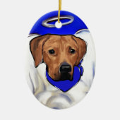 Ridgeback Keramisch Ornament (Voorkant)